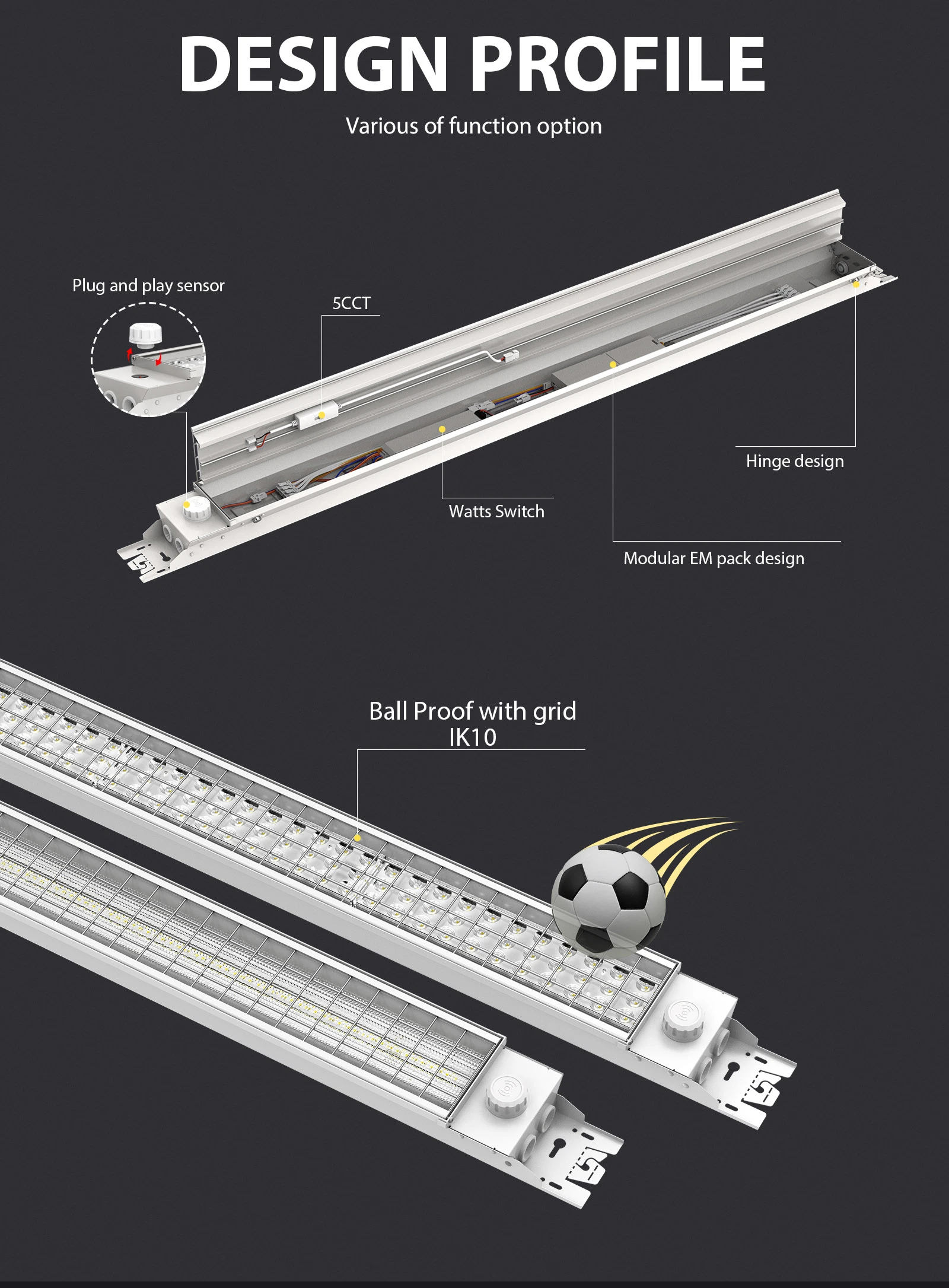 led industrial lights factory